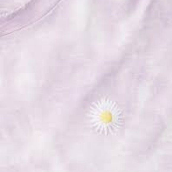 AEO Purple Tie Die Cropped Tshirt Size M - Picture 2 of 3